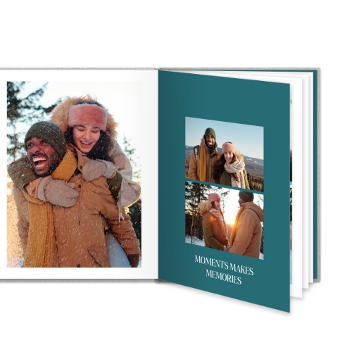 Photo Book Large Portrait Linen Cover