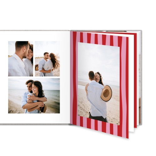 L portrait - couverture rigide en lin
