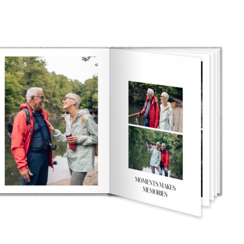 Livre photo L portrait - couverture rigide en lin
