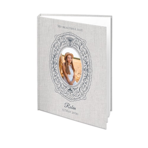 Photo Book Large Portrait hard Linen Photo Cover