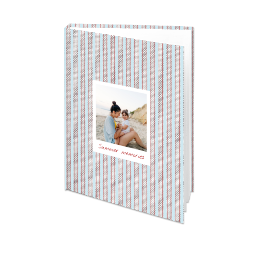 Fotobok stor porträtt hårt linneomslag med foto