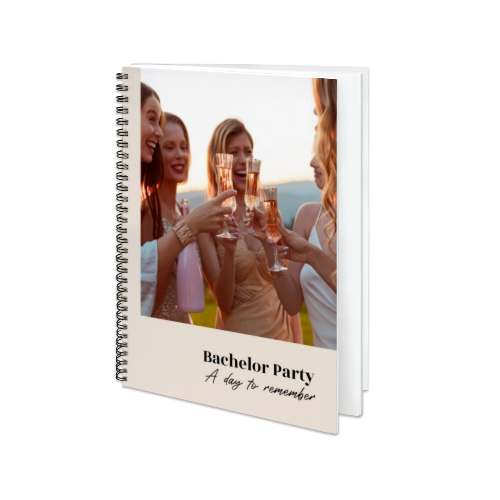 Fotoboek L staand spiraalbinding
