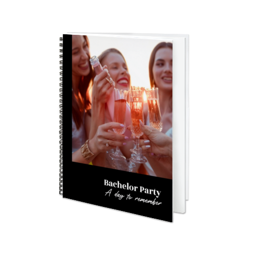 Livre photo L portrait - couverture personnalisée à spirales Livre photo L portrait - couverture personnalisée à spirales
