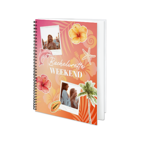 Livre photo L portrait - couverture personnalisée à spirales Livre photo L portrait - couverture personnalisée à spirales