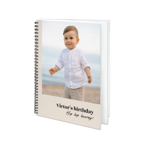 Fotobuch Large Hochformat - Spiralbindung Fotobuch Large Hochformat - Spiralbindung