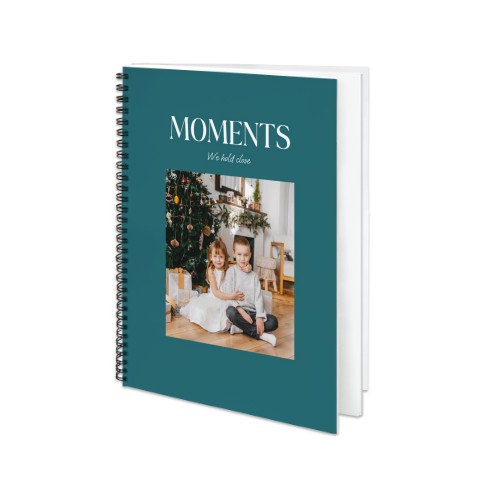 Livre photo L portrait - couverture personnalisée à spirales Livre photo L portrait - couverture personnalisée à spirales