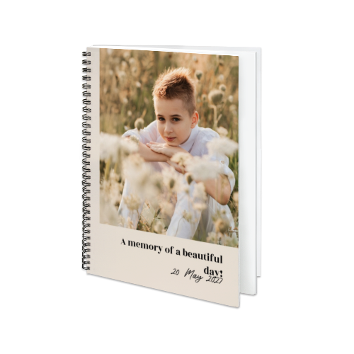 Fotoboek L staand spiraalbinding Fotoboek L staand spiraalbinding