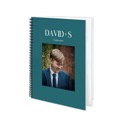 Stor stående Fotobog spiralryg