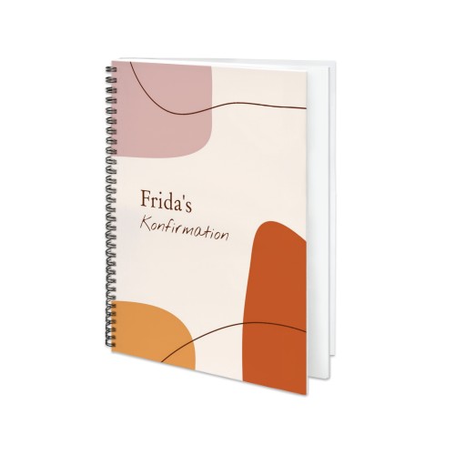 Livre photo L portrait - couverture personnalisée à spirales