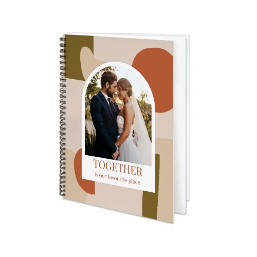 Stor stående Fotobog spiralryg Stor stående Fotobog spiralryg