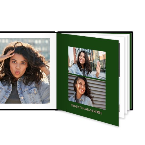 Fotoboek Large vierkant - harde lederen kaft