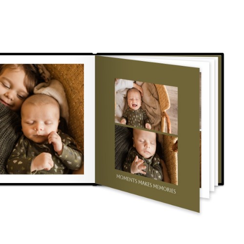 Fotoboek Large vierkant - harde lederen kaft