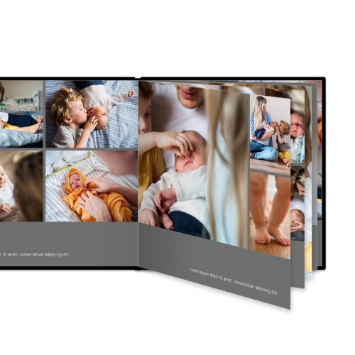 Fotobuch Large Quadrat - Hardcover Lederlook