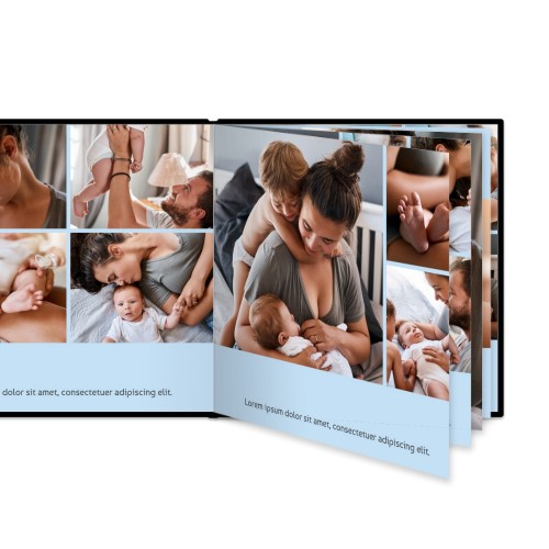 L Quadrat - Hardcover Lederlook