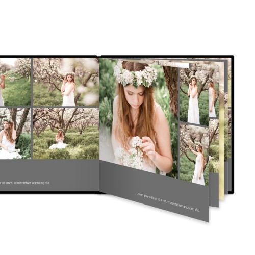 Photo Book Large Square Leather Cover Photo Book Large Square Leather Cover