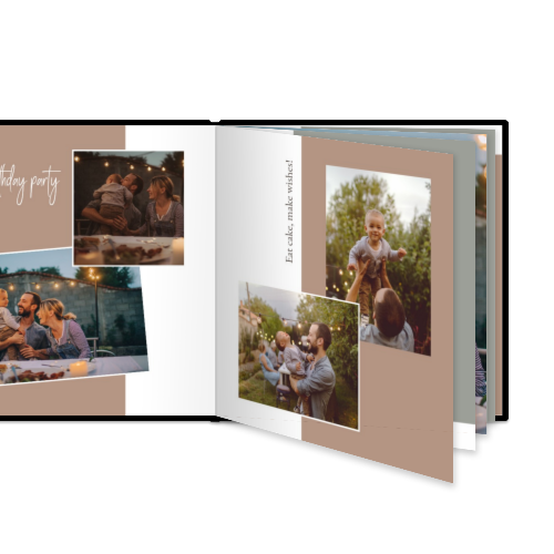 Fotoboek Large vierkant - harde lederen kaft Fotoboek Large vierkant - harde lederen kaft