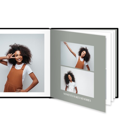 Photo Book Large Square Leather Cover