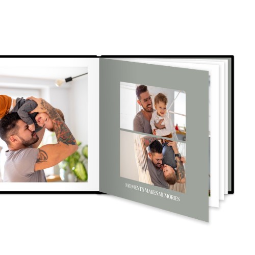 Fotoboek Large vierkant - harde lederen kaft Fotoboek Large vierkant - harde lederen kaft