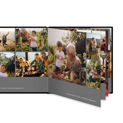 Photo Book Large Square Leather Cover