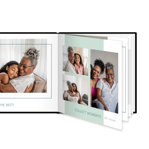 Livre photo L carré - couverture rigide en simili cuir Livre photo L carré - couverture rigide en simili cuir