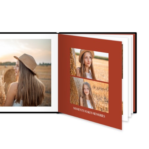 Photo Book Large Square Leather Cover Photo Book Large Square Leather Cover