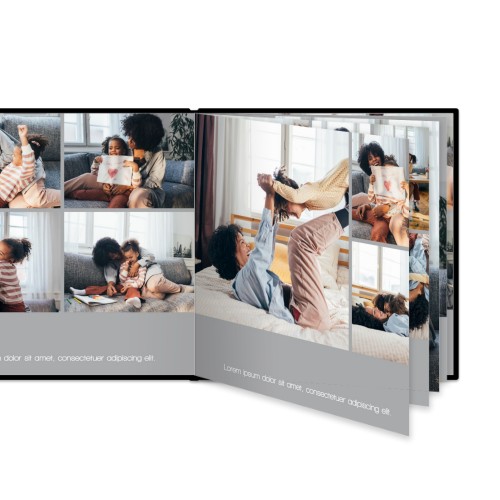 Photo Book Large Square Leather Cover