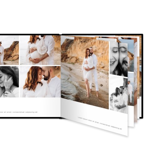 Photo Book Large Square Leather Cover Photo Book Large Square Leather Cover