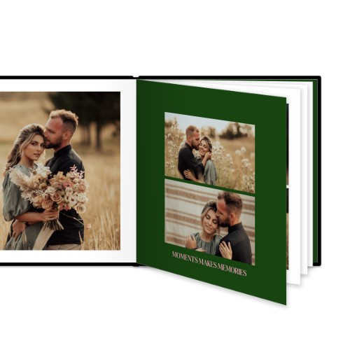 Fotobok Large Kvadratisk - Hard perm lærimitasjon