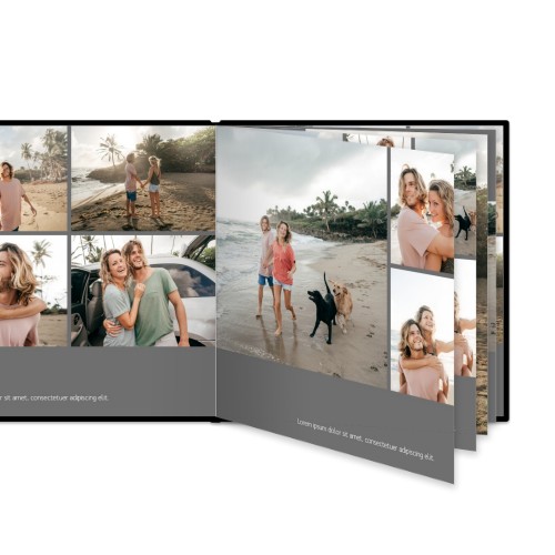 Fotobuch Large Quadrat - Hardcover Lederlook
