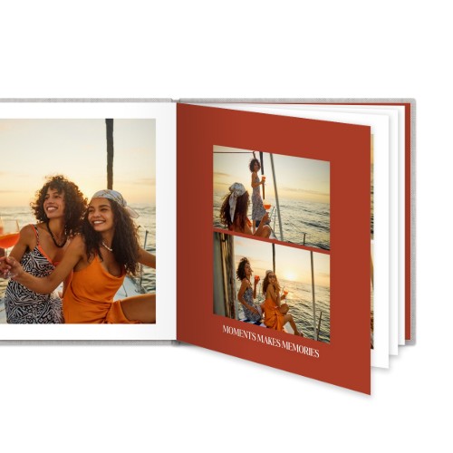 Photo Book Large Square Linen Cover Photo Book Large Square Linen Cover