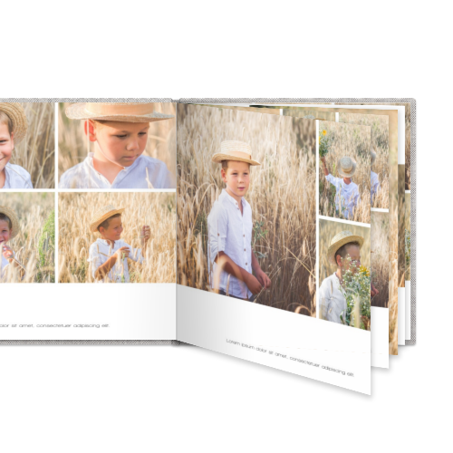 Photo Book Large Square Linen Cover Photo Book Large Square Linen Cover