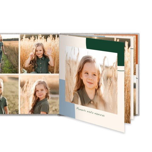 Photo Book Large Square Linen Cover