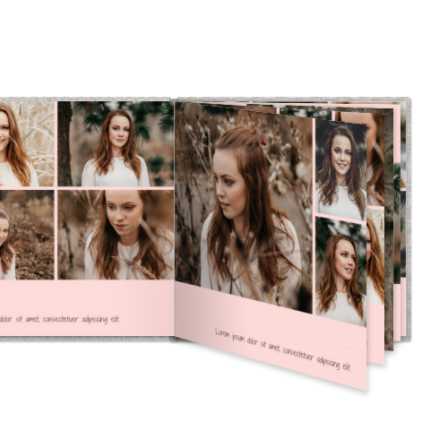 Photo Book Large Square Linen Cover Photo Book Large Square Linen Cover