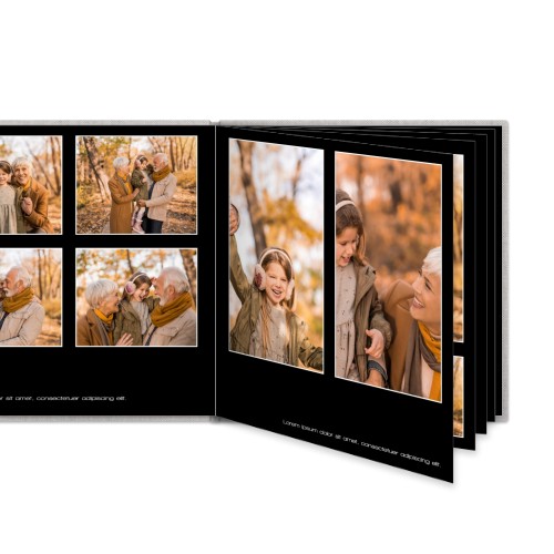 L carré - couverture rigide en lin