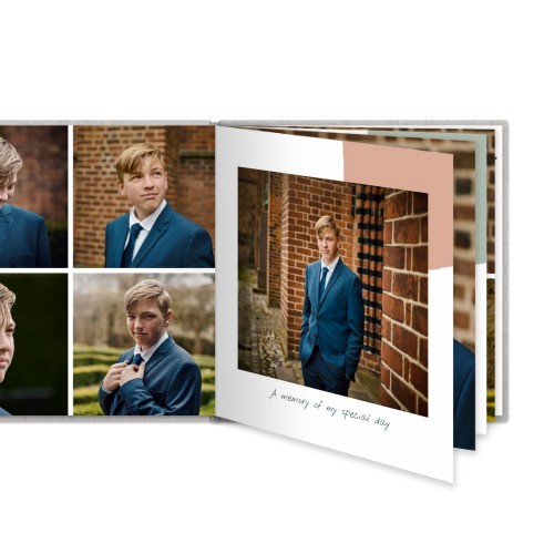 Photo Book Large Square Linen Cover