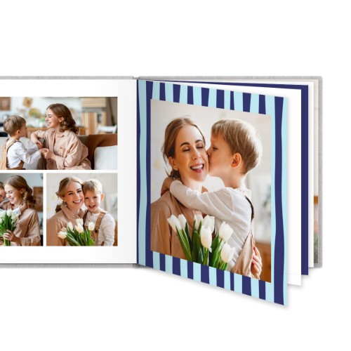 Photo Book Large Square Linen Cover
