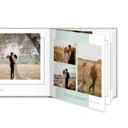 Fotoboek L vierkant linnen kaft platliggend Fotoboek L vierkant linnen kaft platliggend