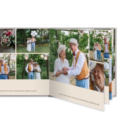 Photo Book Large Square Linen Cover Photo Book Large Square Linen Cover