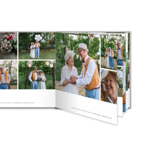 Photo Book Large Square Linen Cover Photo Book Large Square Linen Cover