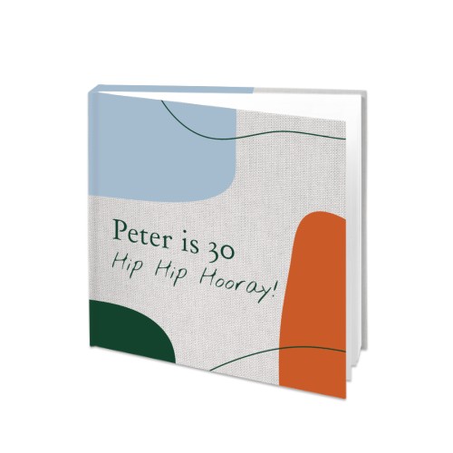 Livre photo L carré - couverture rigide photo lin