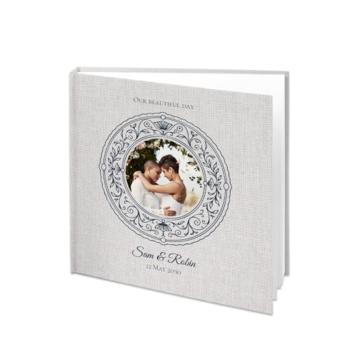 Livre photo L carré - couverture rigide photo lin Livre photo L carré - couverture rigide photo lin