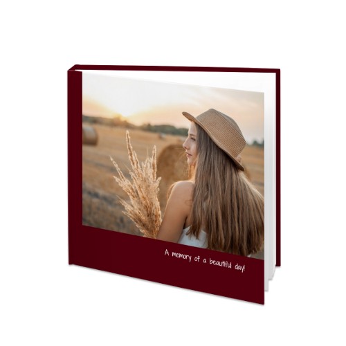 Photo Book Large Square Hard Photo Cover