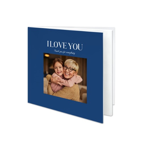 Livre photo L carré - couverture souple personnalisée