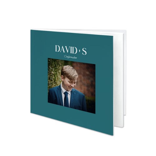 Stor kvadratisk fotobog blødt omslag