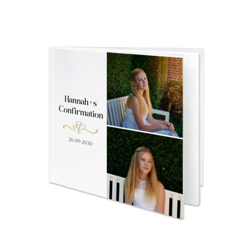 Livre photo L carré - couverture souple personnalisée