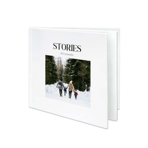 Livre photo L carré - couverture souple personnalisée