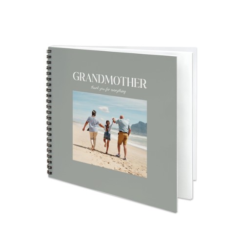 Livre photo L carré - couverture personnalisée à spirales Livre photo L carré - couverture personnalisée à spirales