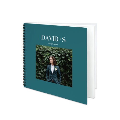 Fotobok Large Kvadratisk - Spiralperm Fotobok Large Kvadratisk - Spiralperm