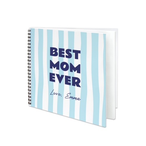 Livre photo L carré - couverture personnalisée à spirales