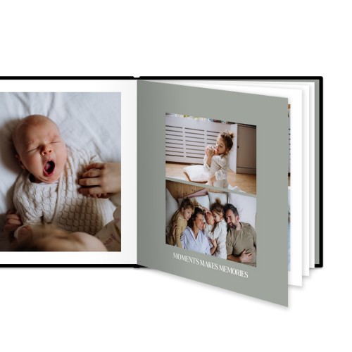 Fotoboek XL vierkant - harde lederen kaft Fotoboek XL vierkant - harde lederen kaft